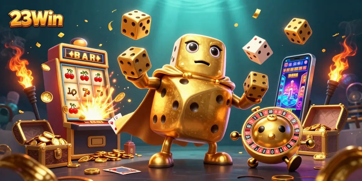 Win and enjoy thrilling jackpots at 23Win with vibrant casino games and lucky symbols.