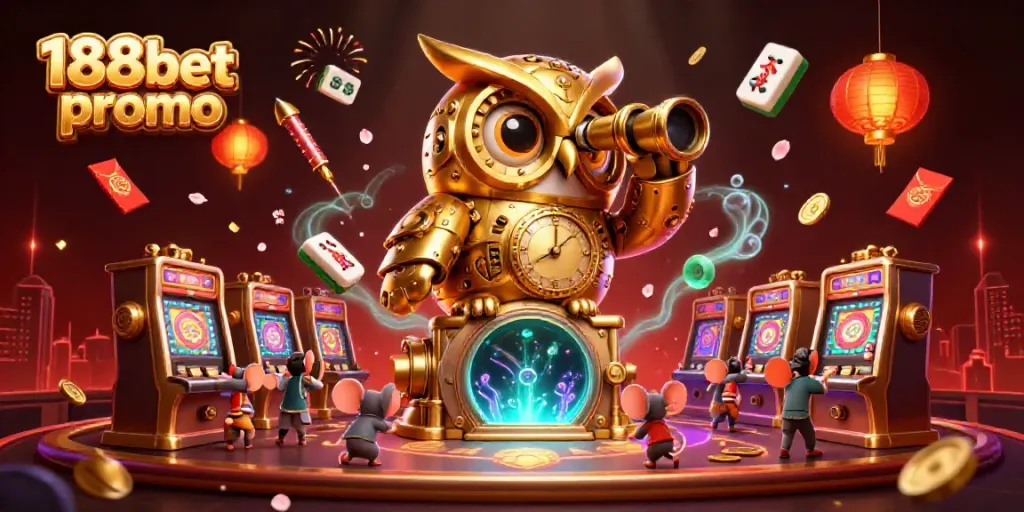 Bet on thrilling moments with the vibrant 188bet promo illustration showcasing a lively casino atmosphere.