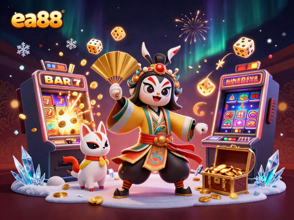 Experience thrilling jackpots at ea88 with vibrant gaming elements bursting with excitement.