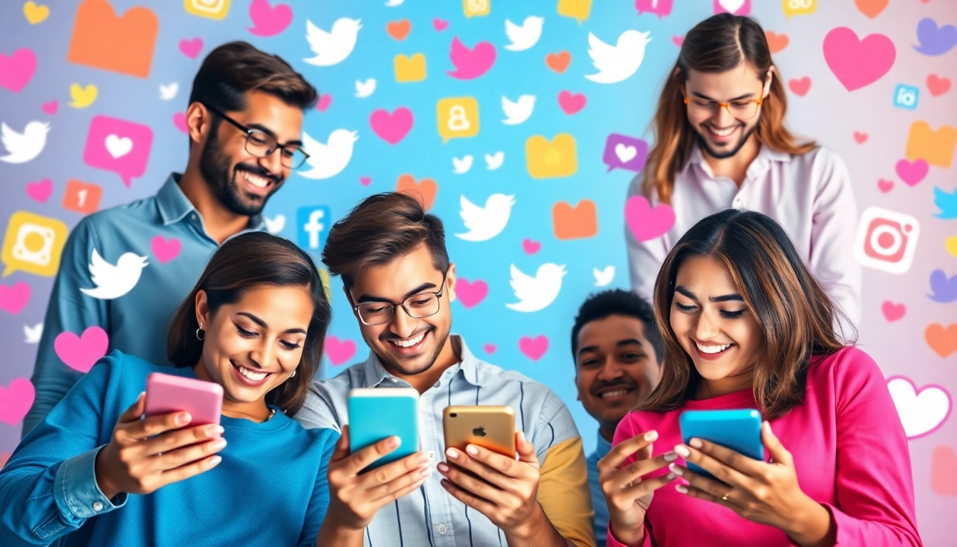 インスタ フォロワー購入 おすすめするための活気あるソーシャルメディアマーケティングのグラフィック