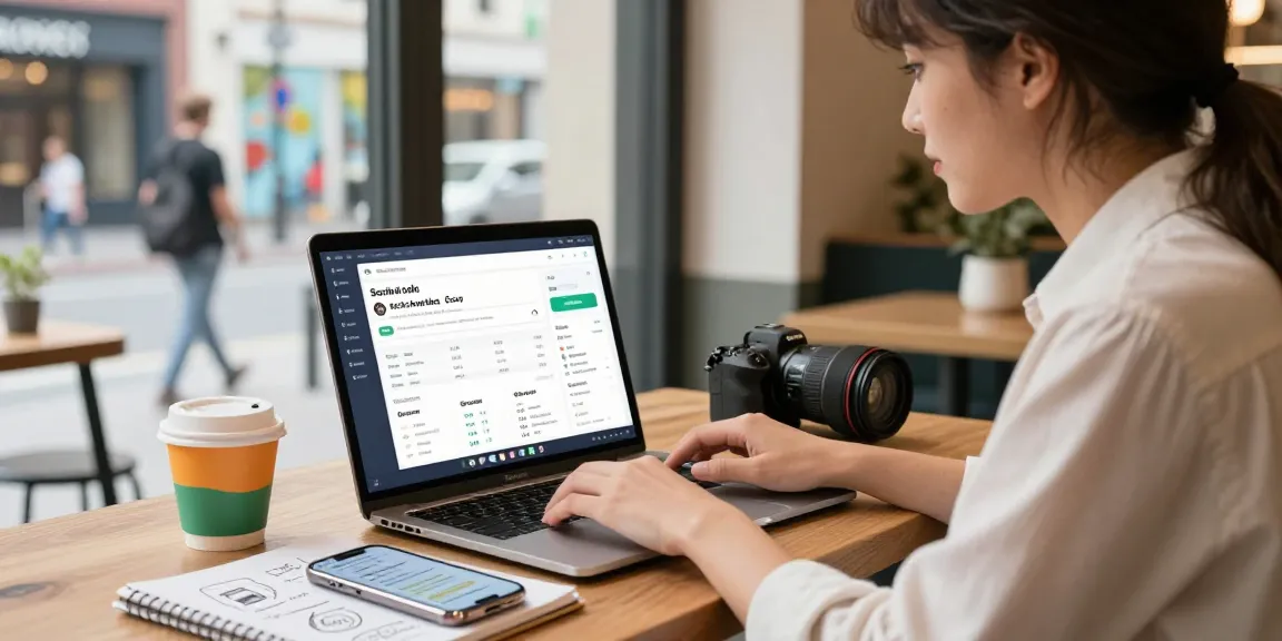 フォロワー購入のための戦略を練る若いプロフェッショナルのシーン