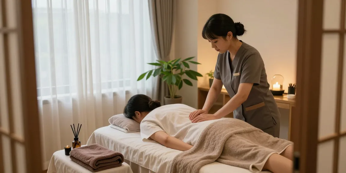 Experience a soothing 강남출장안마 session in a serene massage studio with essential oils and calming ambiance.